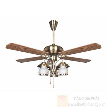 Quạt trần Nam Long NetViet 5 cánh NQ 50907 E27*3 lamp NQ 50907